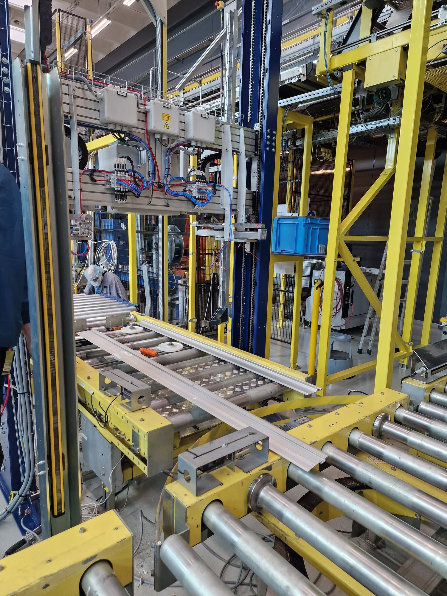 Service på industriel produktionslinje