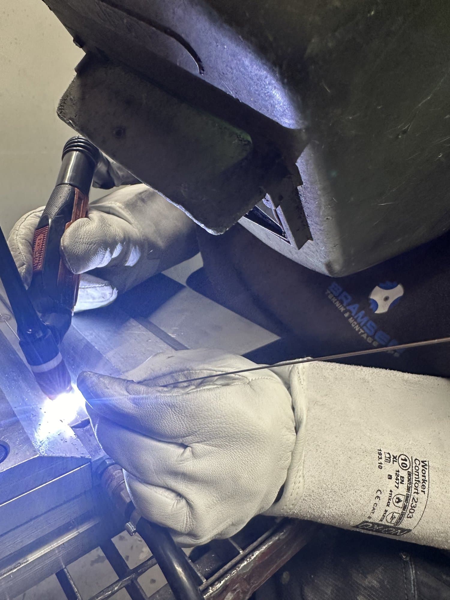 Svejsning i industrielt miljø
